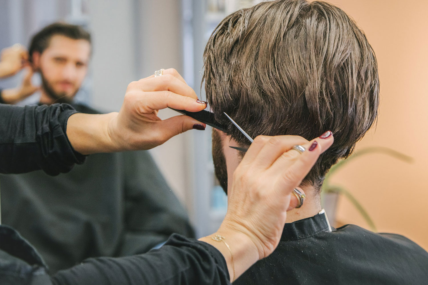 Innenansicht des Friseursalons